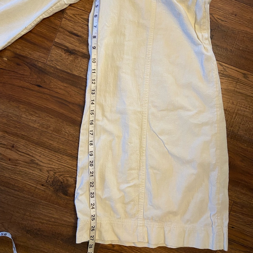 Free People Cream Wide-Leg Jumpsuit - Picture 4 of 7